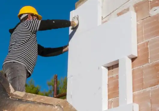 About ICF Building - ICF home with wooden roof structure